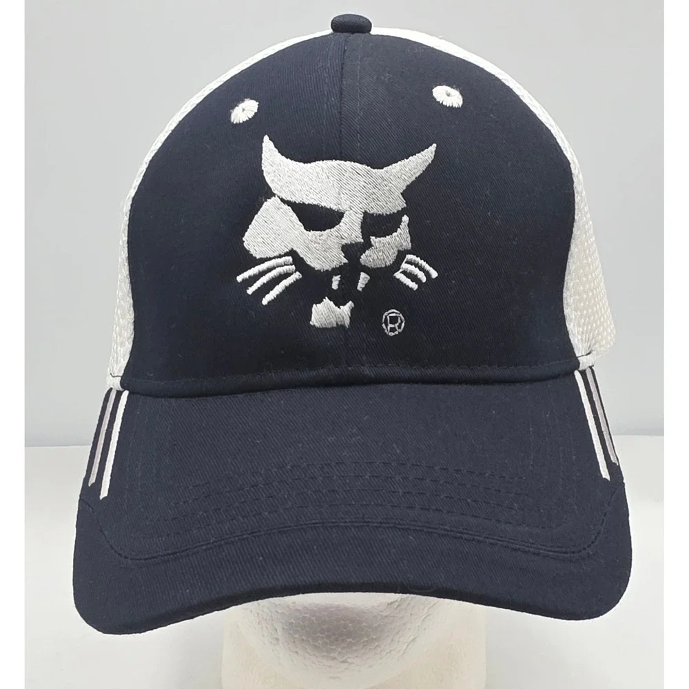 Cap America Golf Trucker Hat Navy Blue Bobcat Iowa City Cap